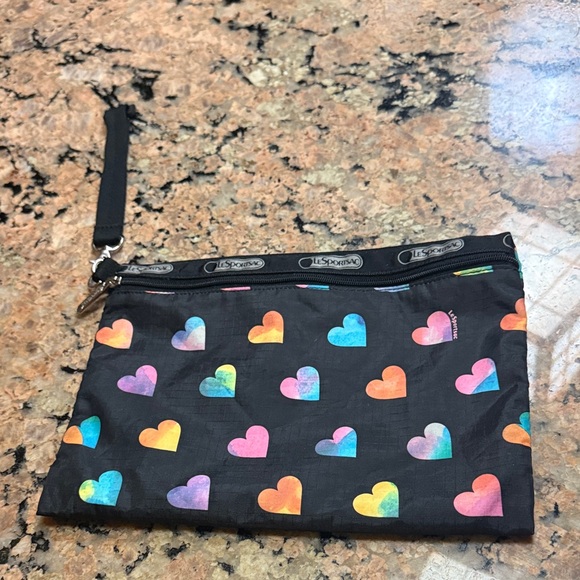 LeSportsac Multicolor Heart Wristlet